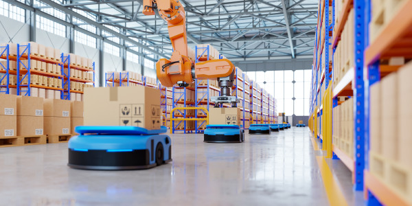 Robots Industriales / Robotización / Cobots Ciudad Real · Robot AGV (Vehículo de Guiado Autónomo)